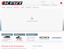 Tablet Screenshot of karperformance.com